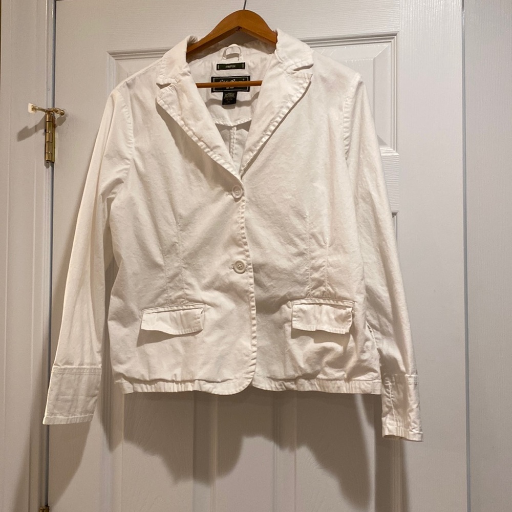 Eddie Bauer White Lightweight Jacket
